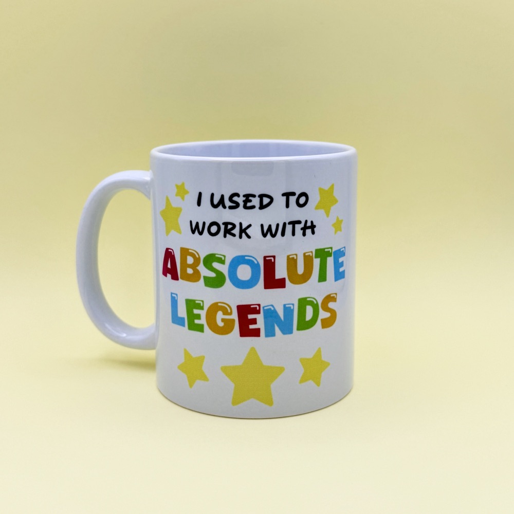 Colourful Absolute Legends novelty mug