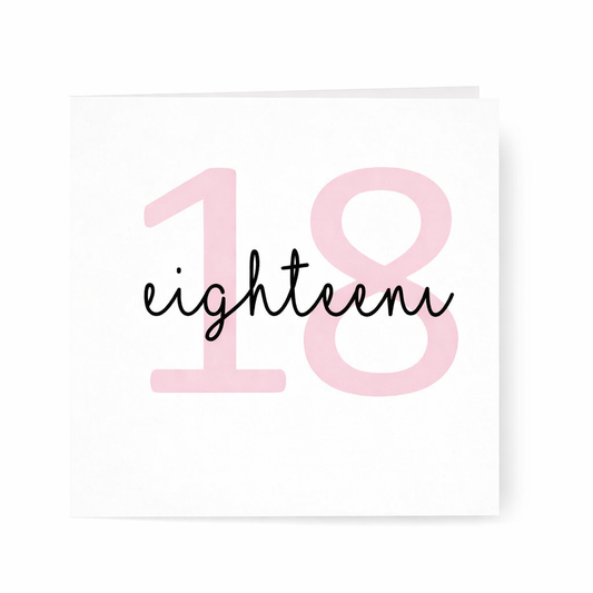 HAPPY 18TH BIRTHDAY