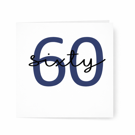 HAPPY 60TH BIRTHDAY