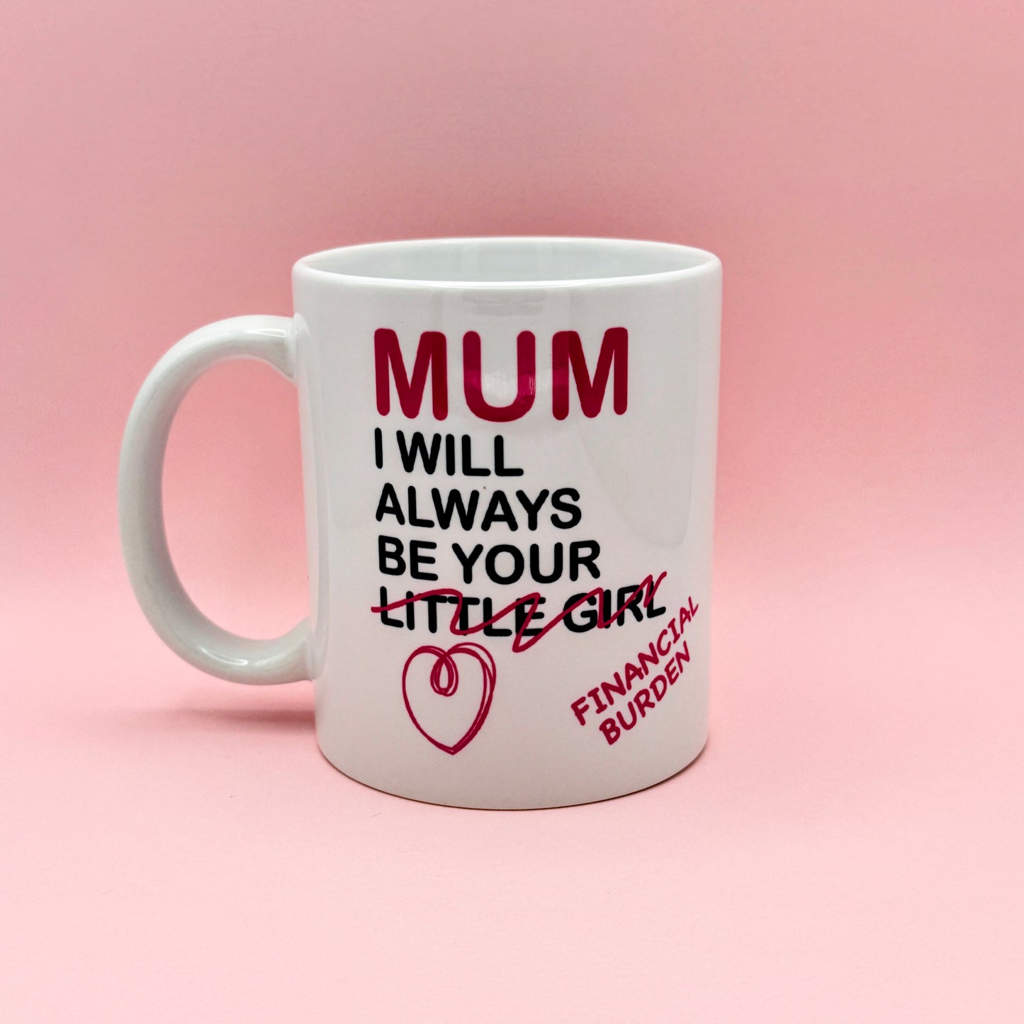 MUM I WILL ALWAYS BE YOUR LITTLE GIRL